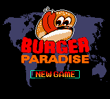 Burger Paradise International (Japan) Title Screen